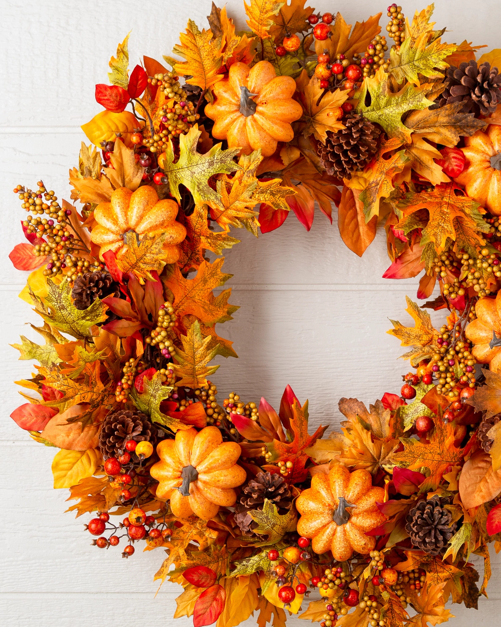 Artificial Fall Wreaths, Garlands & Greenery Balsam Hill