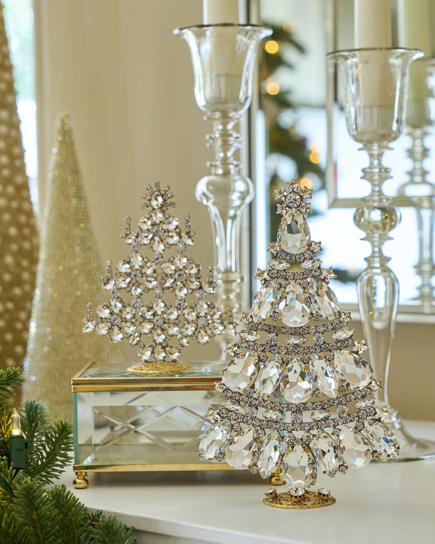 Crystal Tabletop Christmas Tree