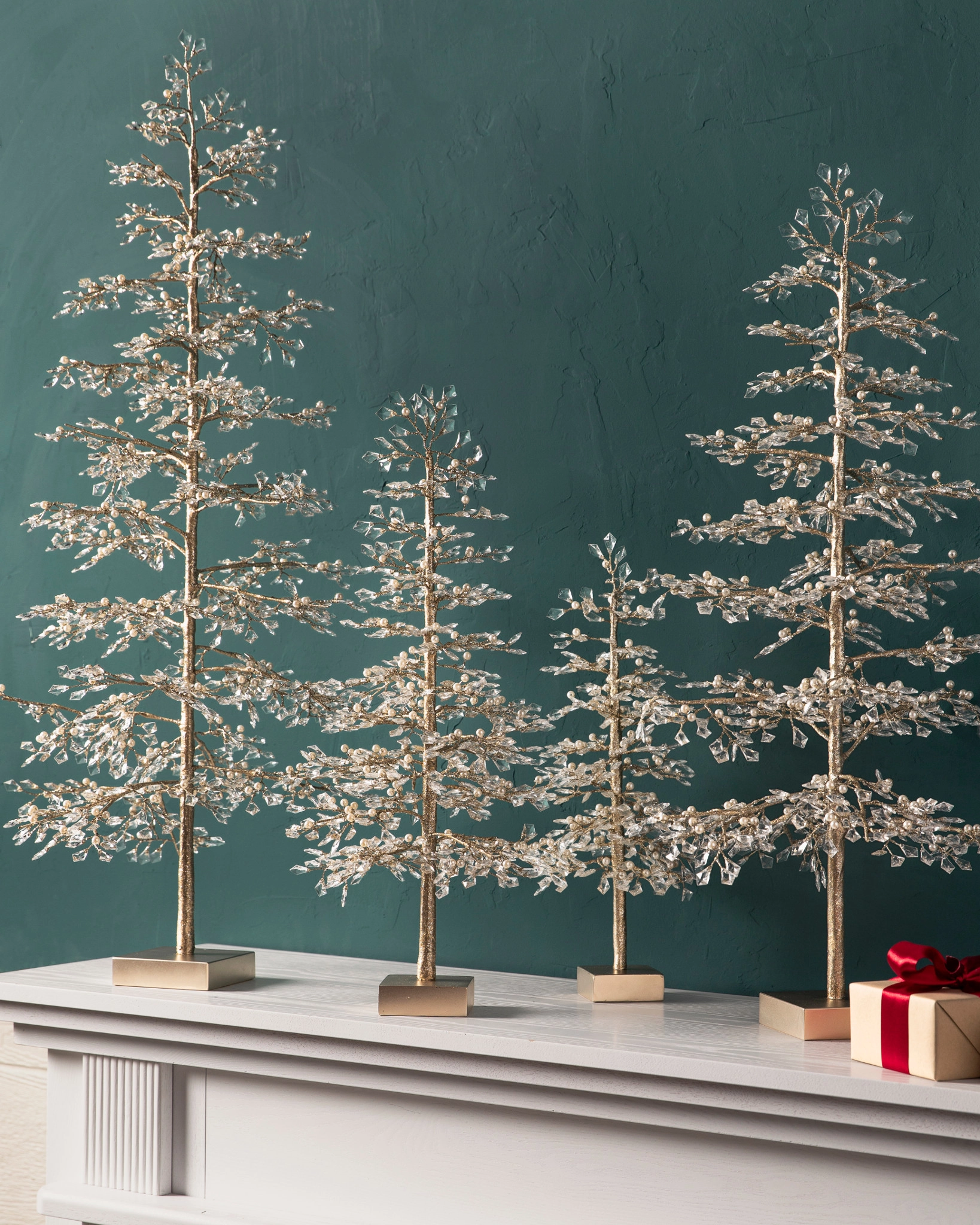 Crystal & Pearl Champagne Tree