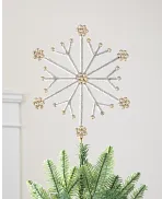 Straw Snowflake Tree Topper - 10