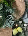 Outdoor Homestead Pine Wreath by Balsam Hill Closeup 10