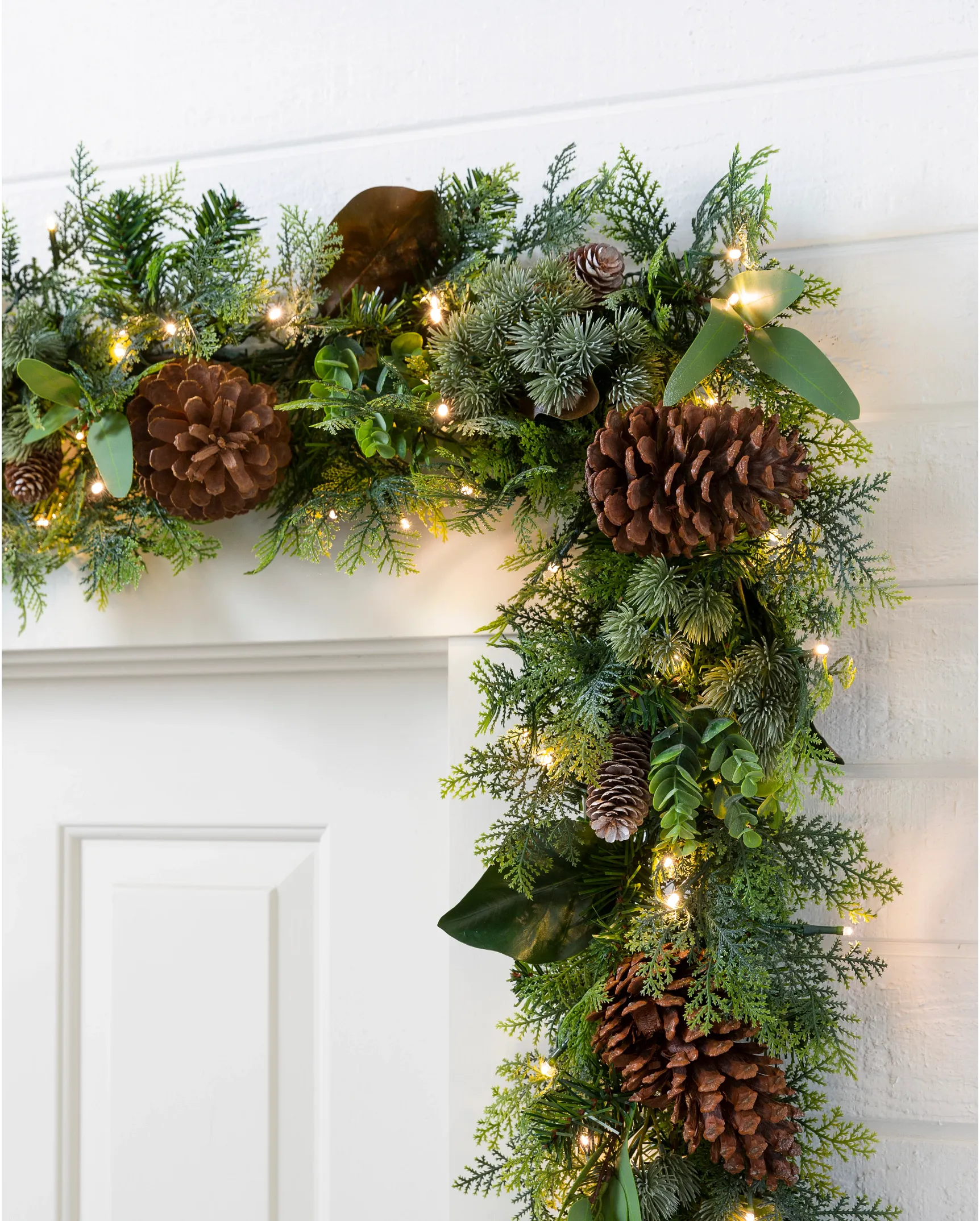 Outdoor Cedar Lodge Artificial Christmas Foliage Balsam Hill