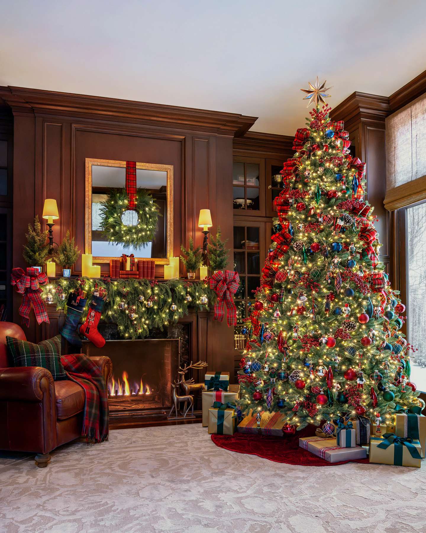 Set di decorazioni assortite Villa vittoriana in vetro
