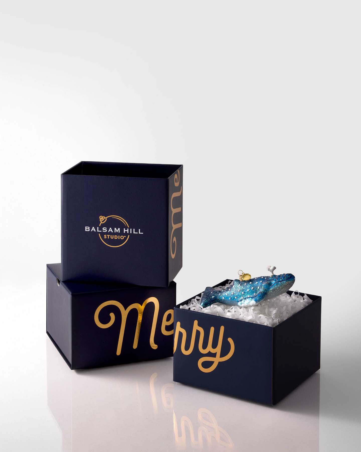 Balsam Hill Studio Humpback Whale Ornament
