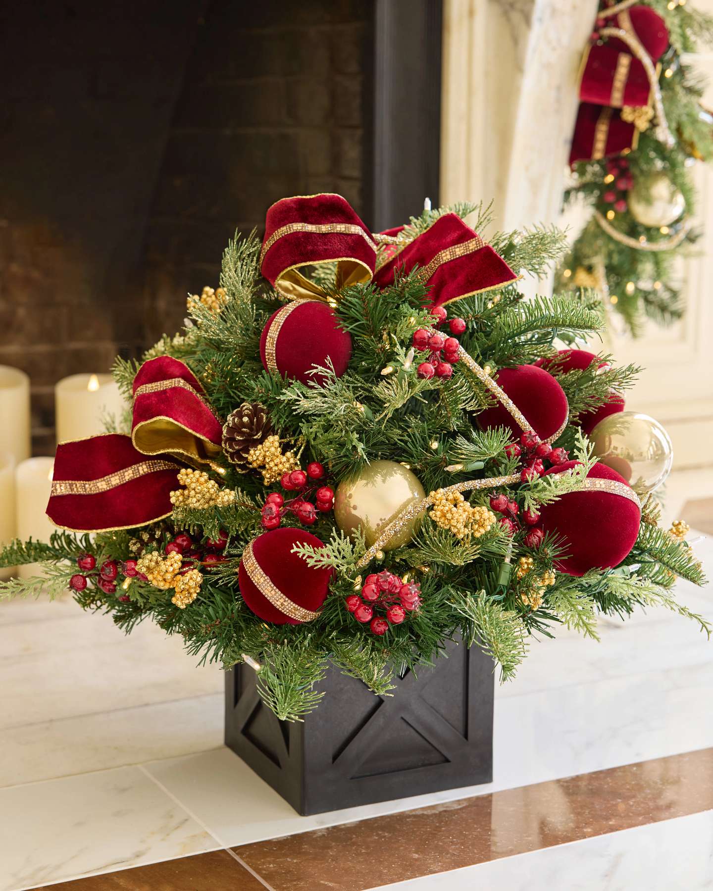 20" Royal Heirloom Potted Arrangement