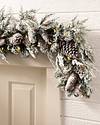 Outdoor Frosted Evergreen Garlands by Balsam Hill SSC 30
