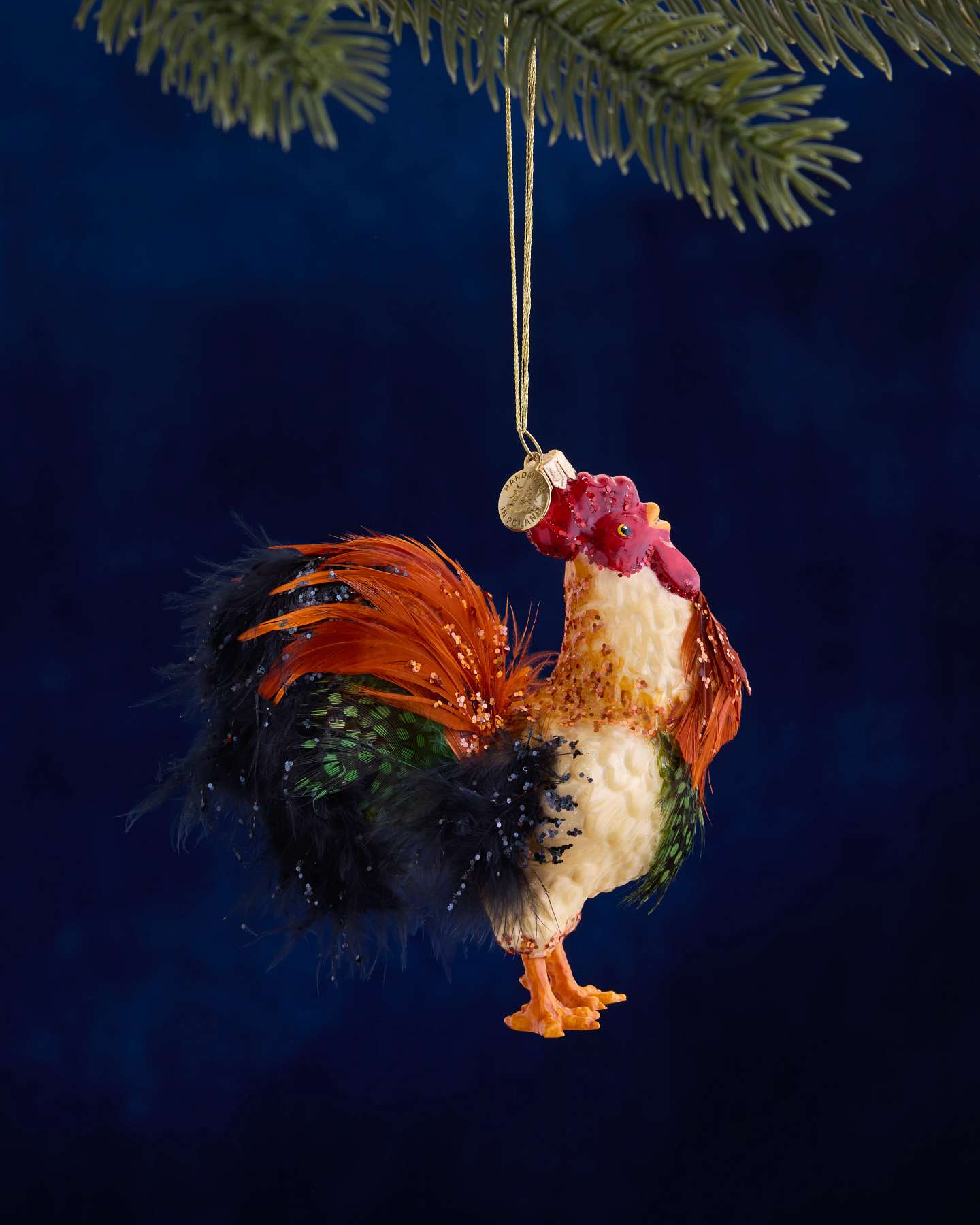 Balsam Hill Studio Moa Kāne Rooster Ornament
