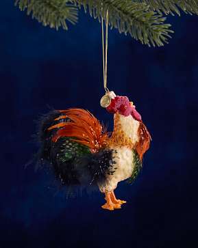 Balsam Hill Studio Moa Kāne Rooster Ornament Balsam Hill Studio Moa Kāne Rooster Ornament
