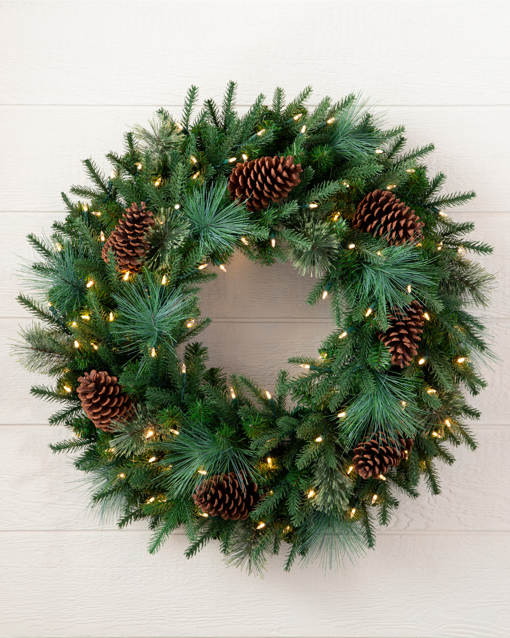 Mixed Evergreen Pinecone Wreaths & Garlands Balsam Hill
