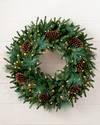 Mixed Evergreen with Pinecones Wreath by Balsam Hill SSC