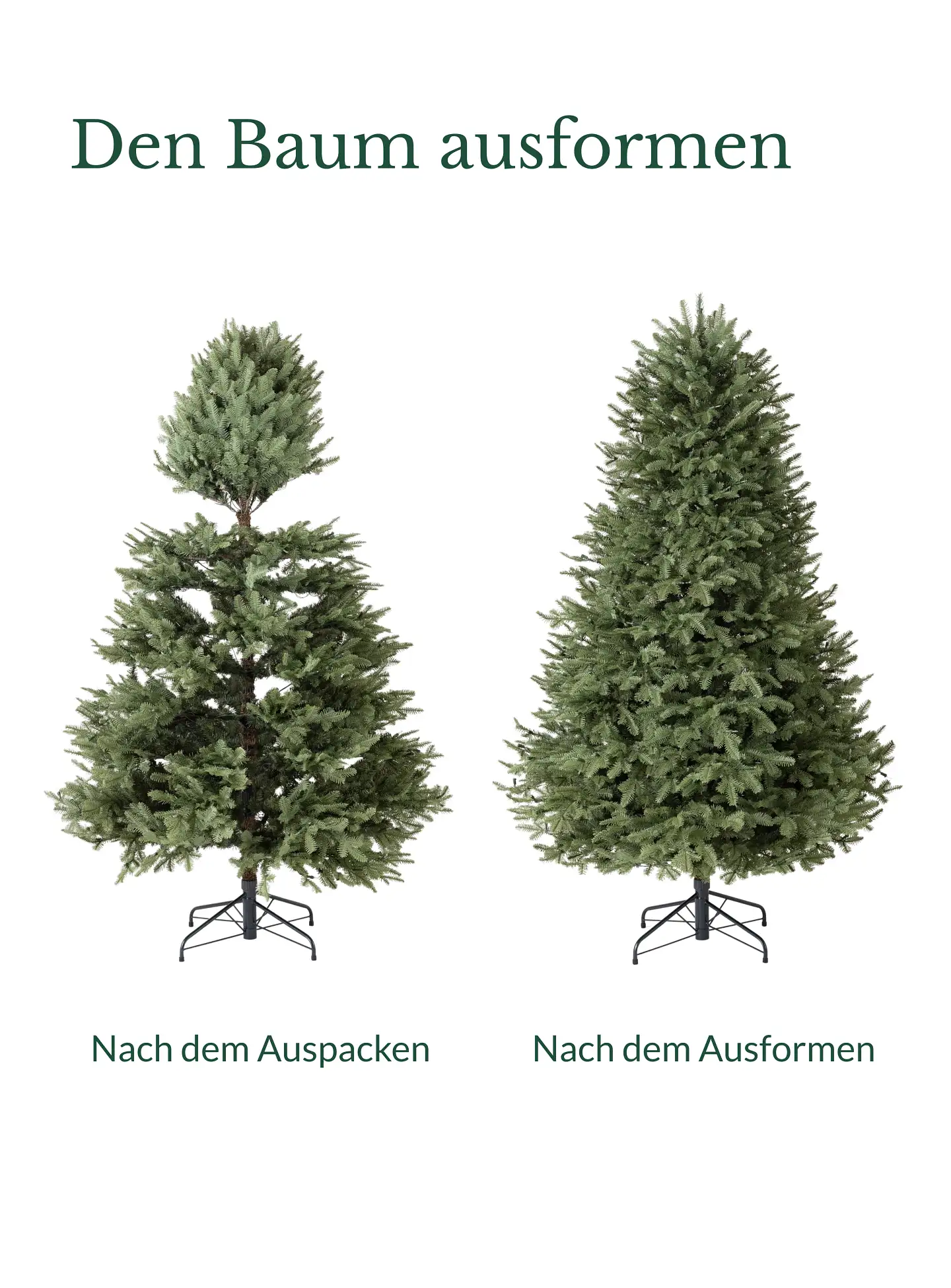 Künstliche Weihnachtsbäume – Balsam-Tannen