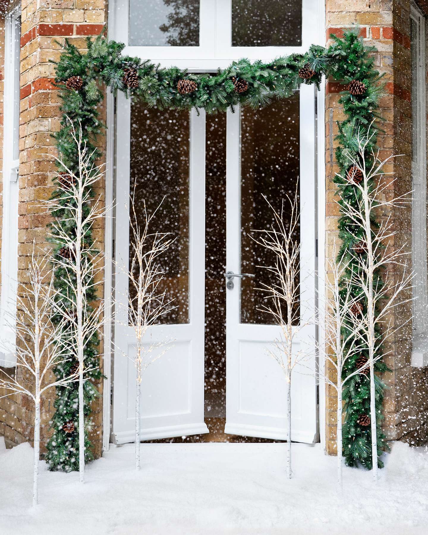 Balsam Hill Indoor Outdoor LED Winter Birch Christmas Tree Warm White Lights