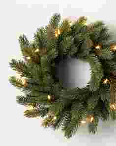 Vermont White Spruce Wreath by Balsam Hill SSCR