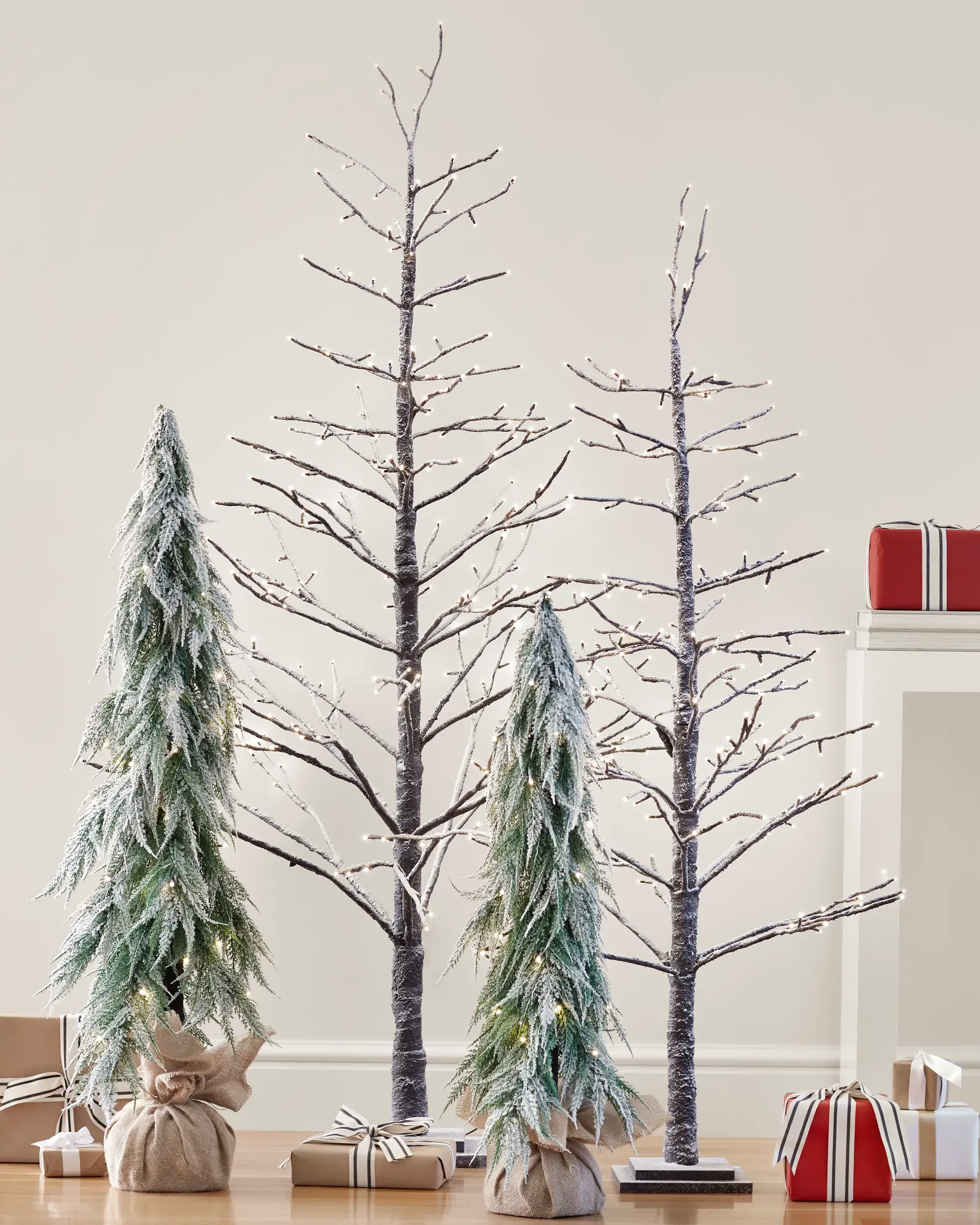 Details about   Primitive Snowy Tree 