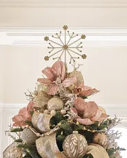 Snowflake Christmas tree topper