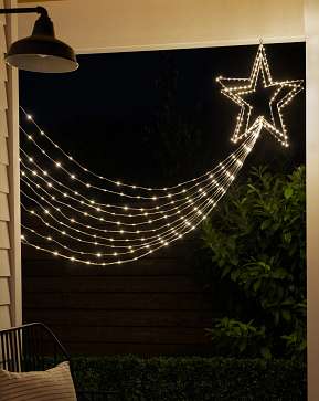 Outdoor LED Lit Shooting Star Outdoor LED Lit Shooting Star