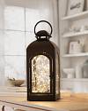 Small Brown Classic Fairy Lighted Lantern by Balsam Hill SSC