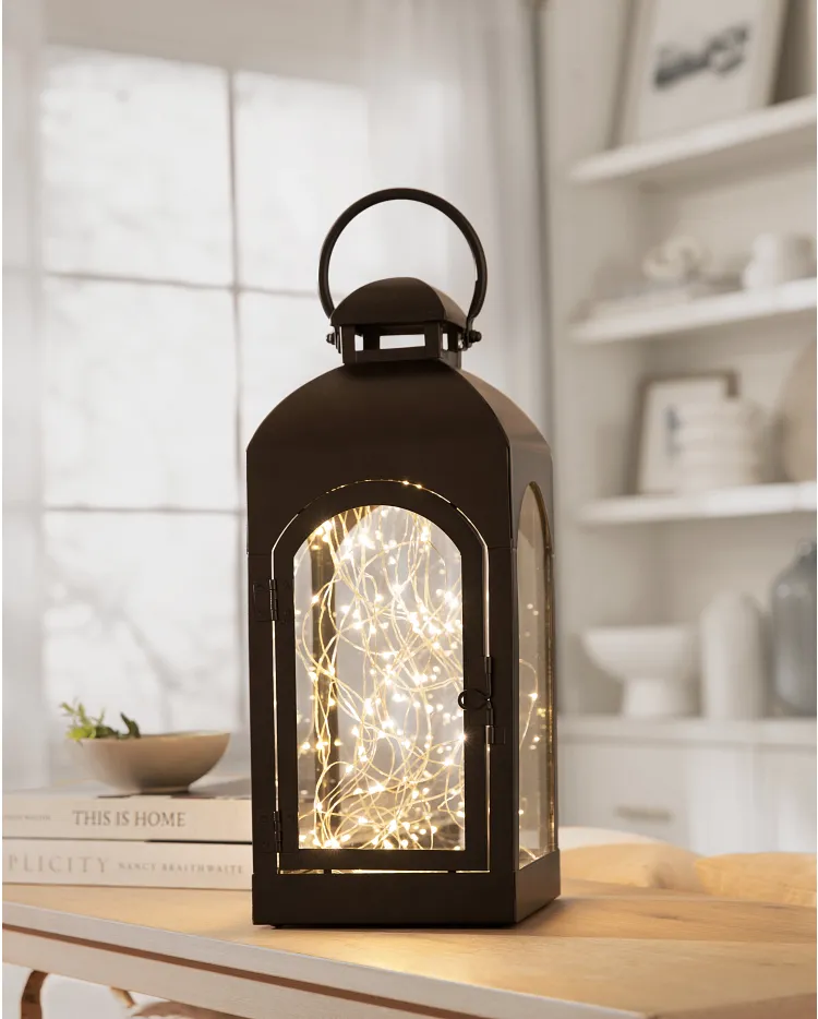 Large lantern online with fairy lights