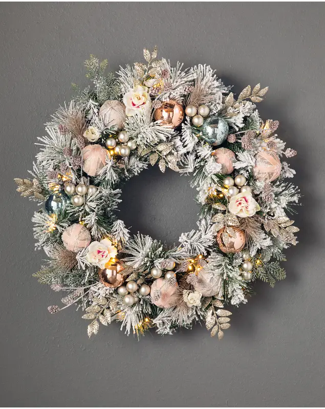 Winter Wishes Wreath by Balsam Hill SSC 10