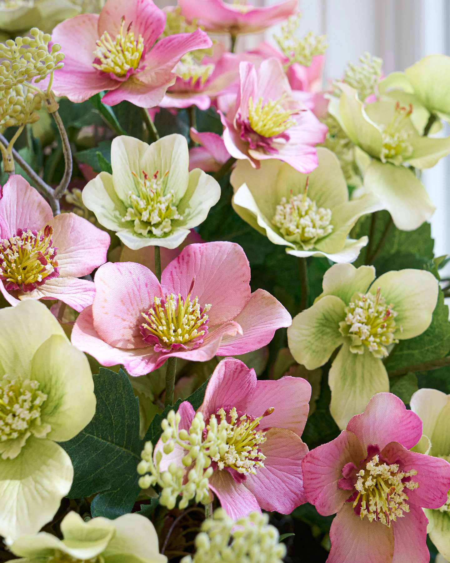 Morning Blossoms Wreath by Balsam Hill Closeup 20