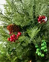 27in Winter Evergreen Potted Tree by Balsam Hill Closeup 10