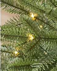 Christmas tree with LED fairy lights