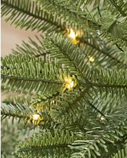 Christmas tree with fairy lights