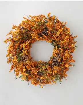 Orange Berry & Pinecone Wreath Orange Berry & Pinecone Wreath