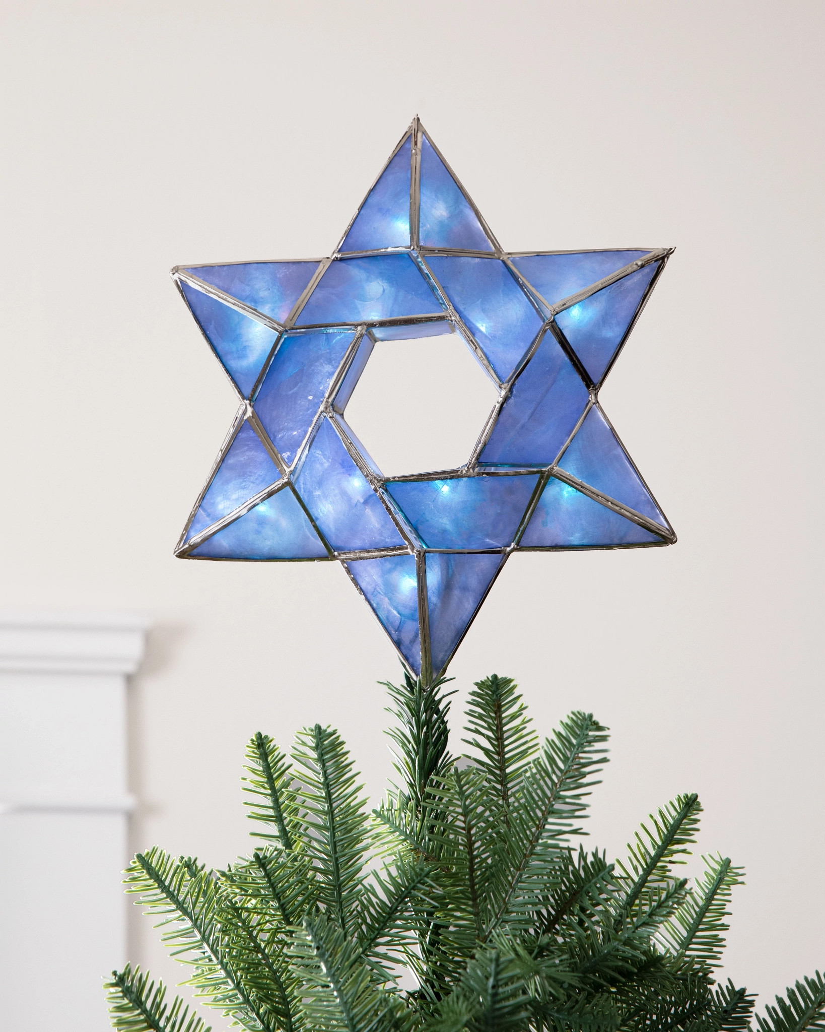 Star Of David Christmas Tree Topper
