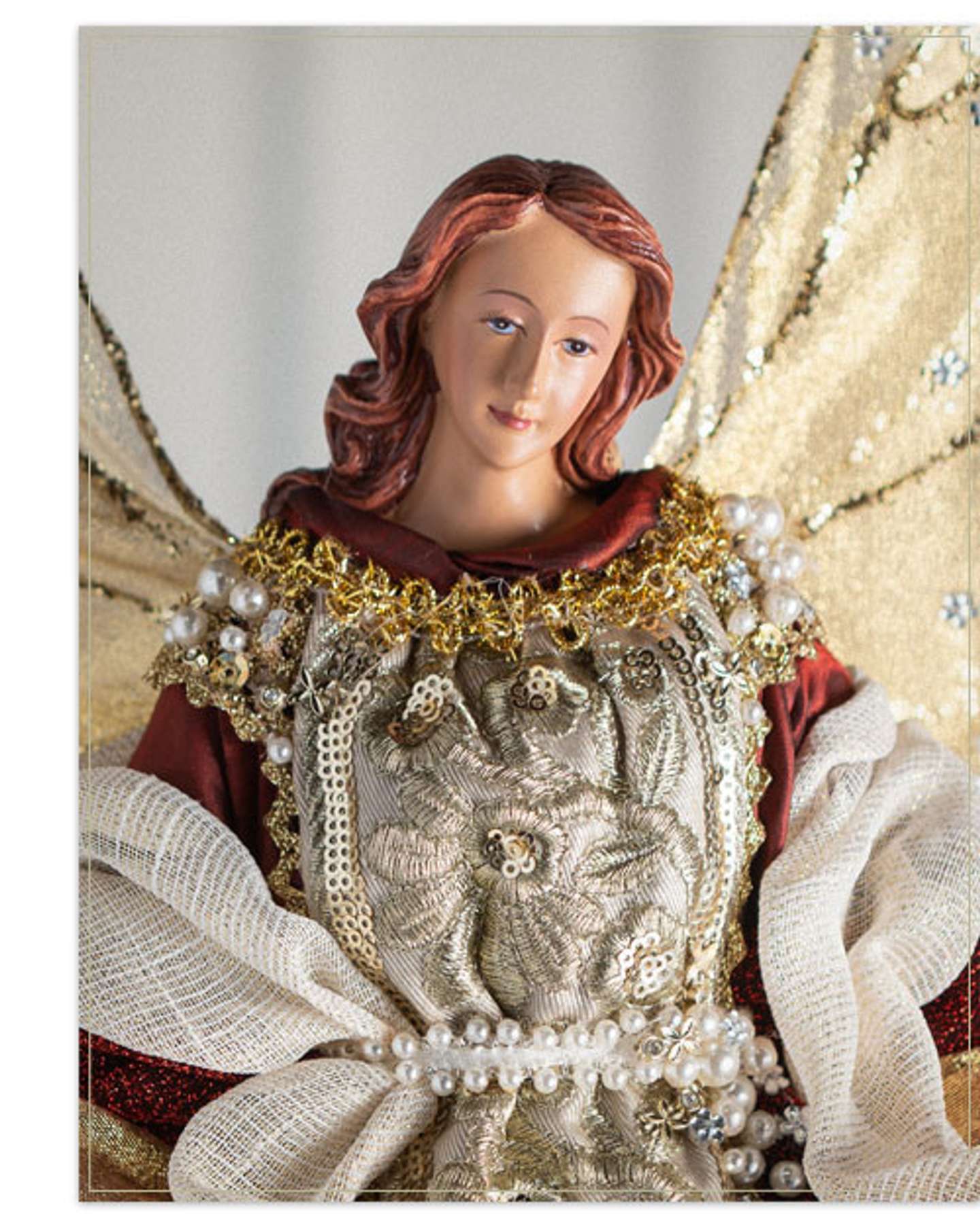Balsam Hill Christmas Grace Angel Tree Topper Timeless Christmas Display