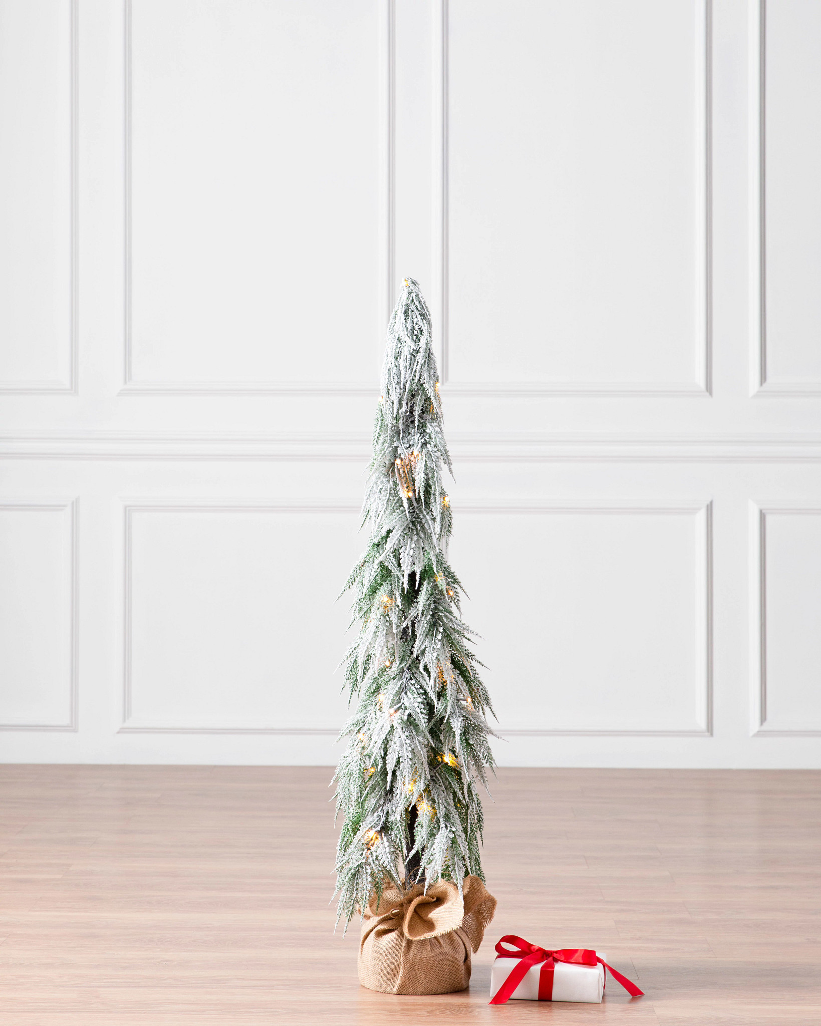 Snowfall Downswept Christmas Trees Balsam Hill