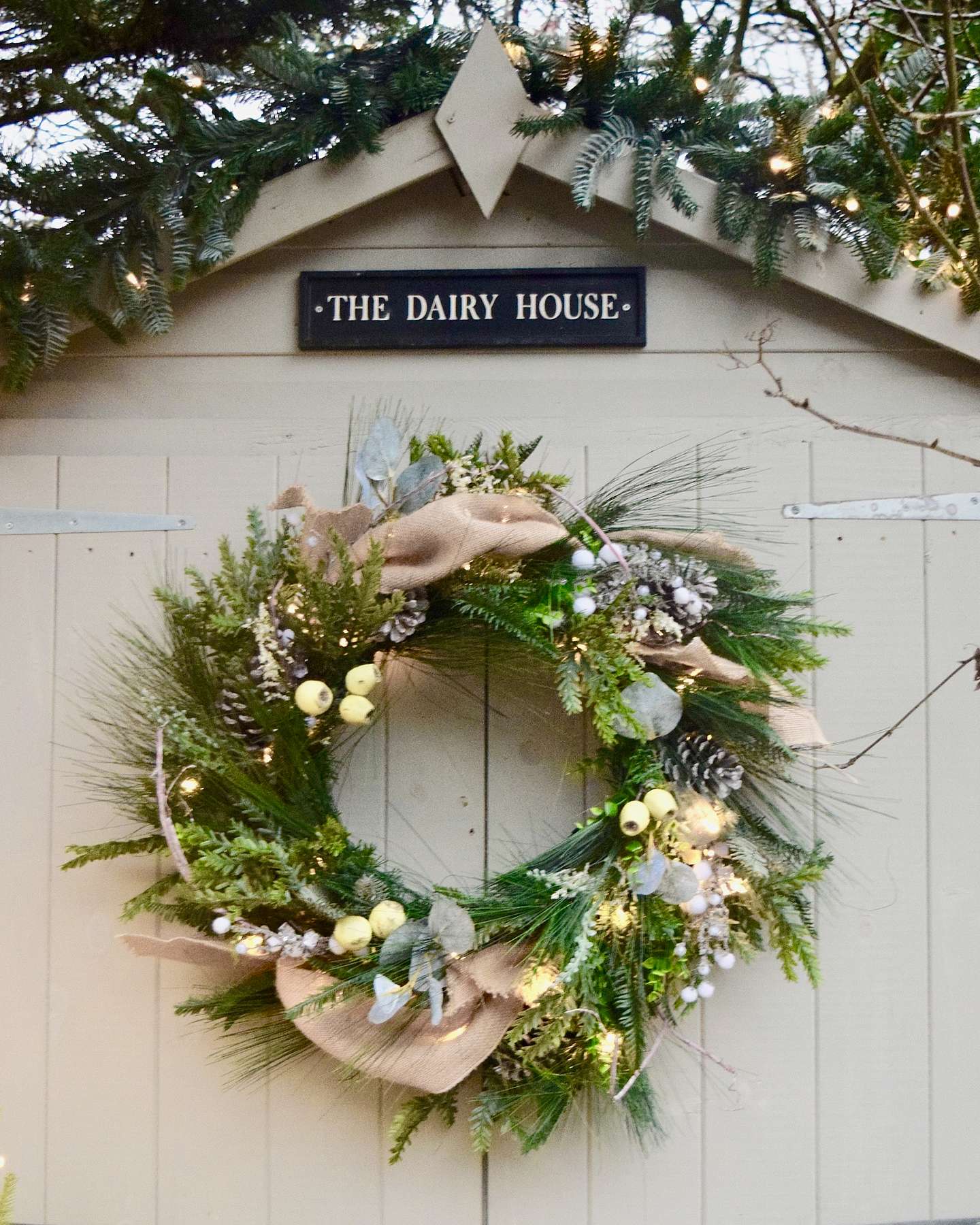Balsam Hill Outdoor Homestead Pine Foliage Laid Back Farmhouse Blog Feature