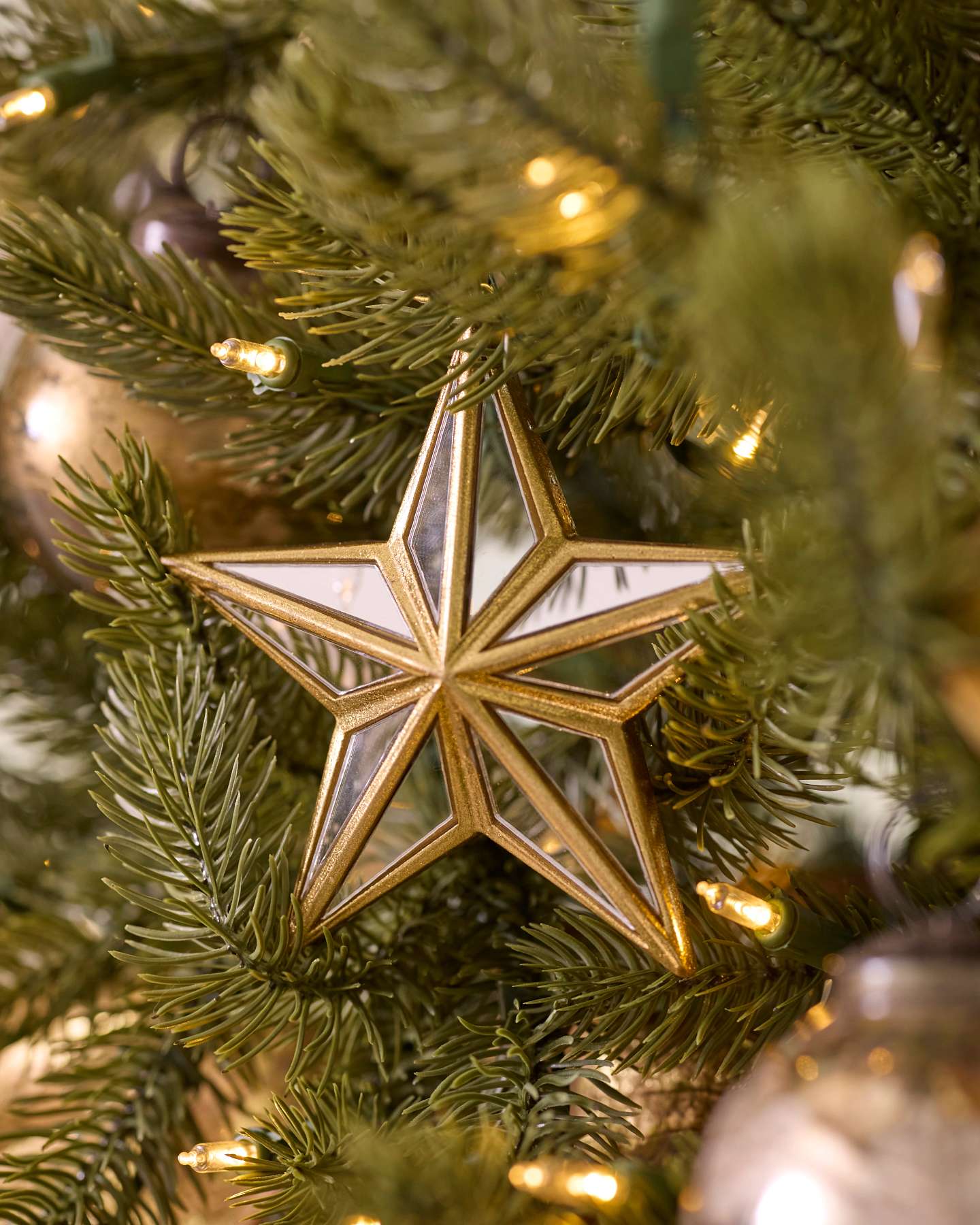 Mirrored Star Ornament Set