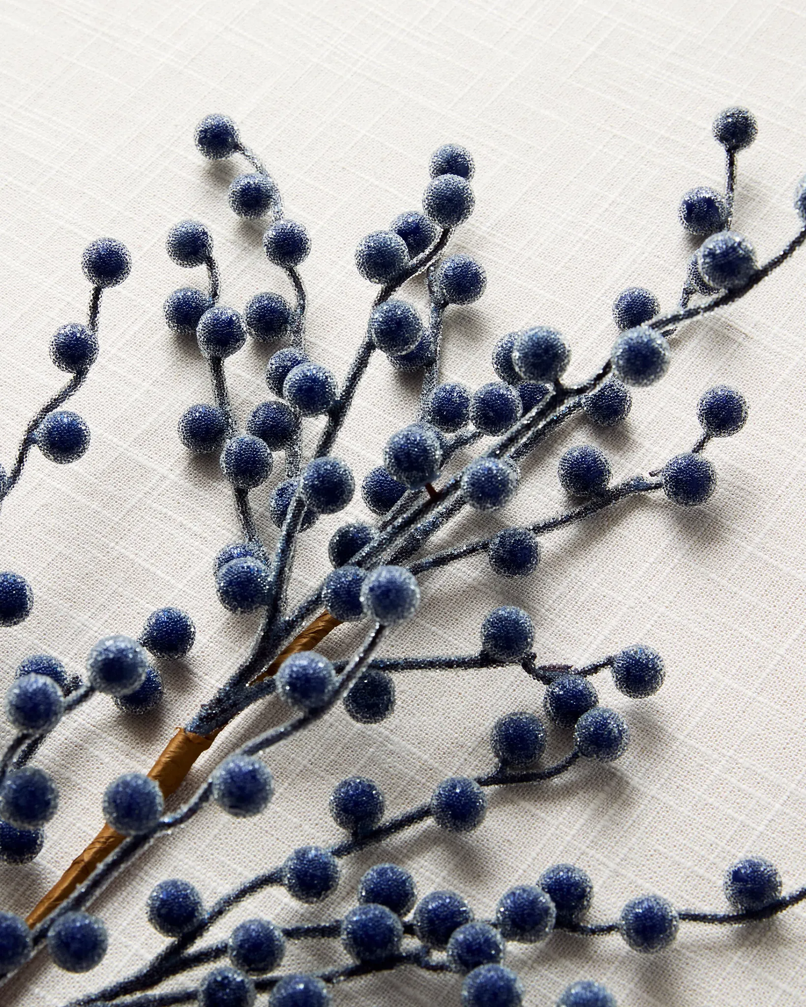 Blue Sugared Berry Pick Set