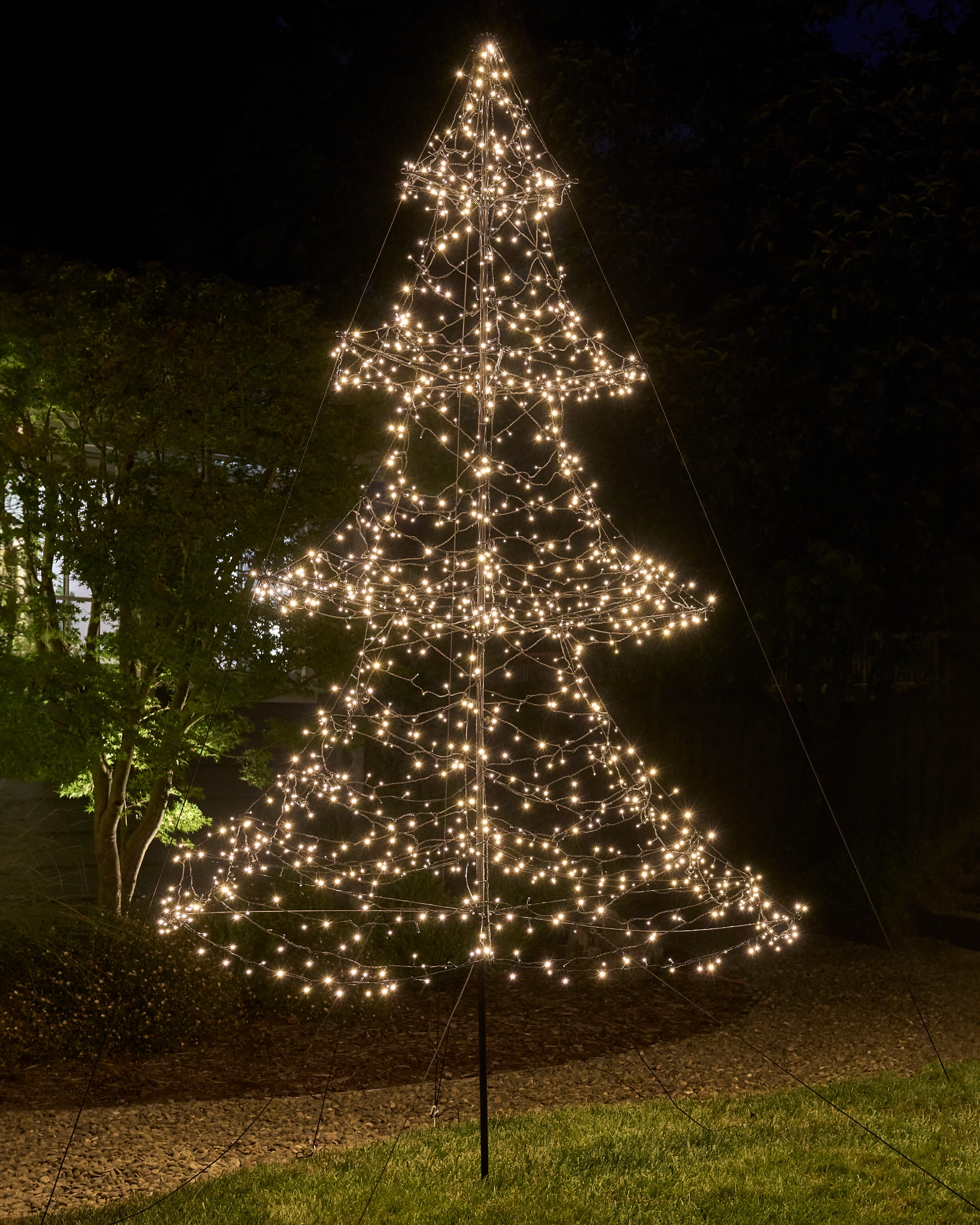 Outdoor Cluster LED Light Trees | Balsam Hill