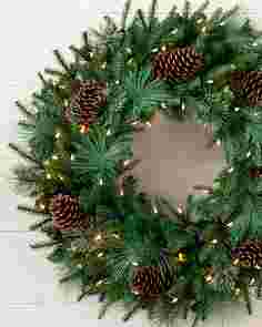 Mixed Evergreen with Pinecones Wreath by Balsam Hill SSCR