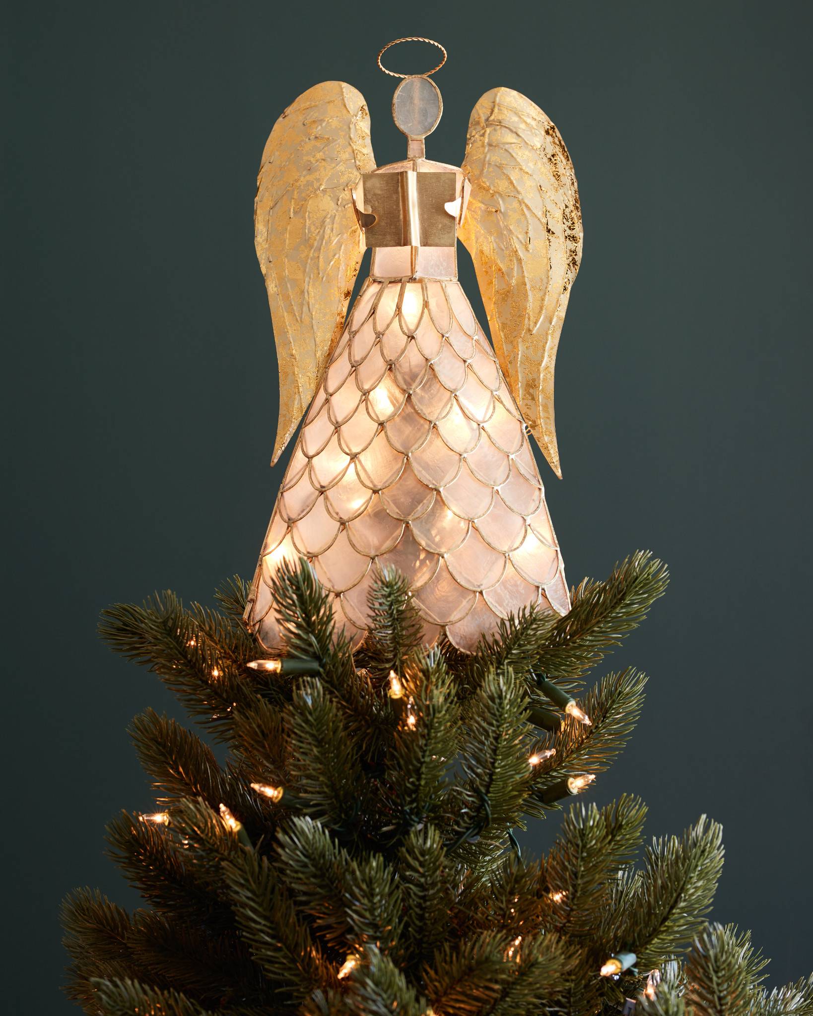 Capiz Angel Lighted Tree Topper Balsam Hill capiz-angel-lighted-tree-topper-balsam-hill