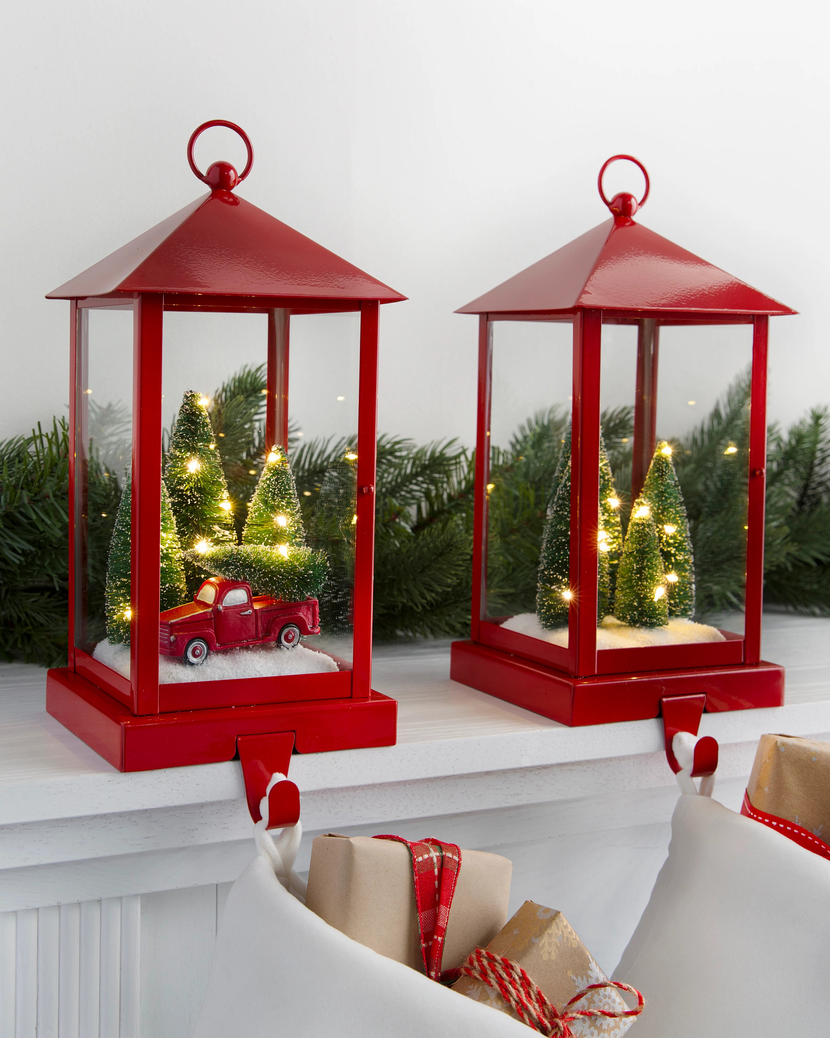 Lantern Christmas Stocking Holders | Balsam Hill