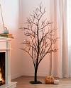 6ft Halloween Glitter LED Twig Tree SSC by Balsam Hill