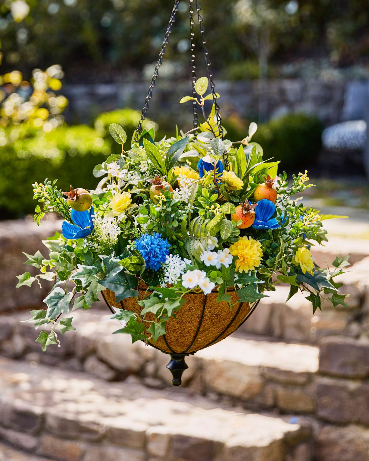 Balsam Hill Outdoor Summer Breeze Artificial Fall Foliage Vibrant Seasonal Display