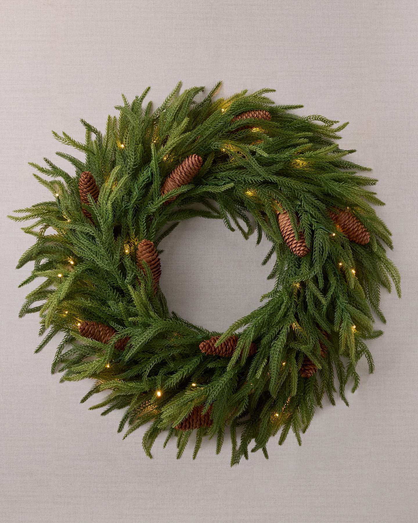 24" Real-Feel® Pinecone Wreath