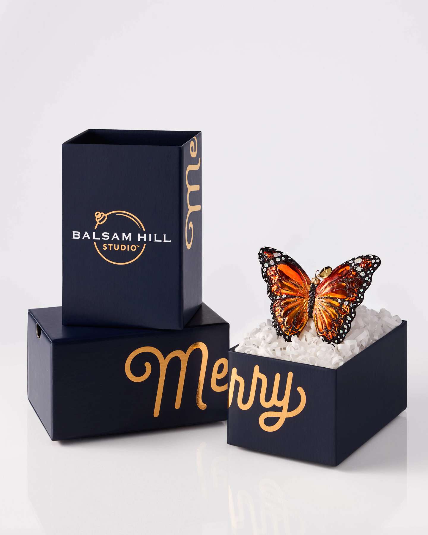 Balsam Hill Studio Monarch Butterfly Ornament