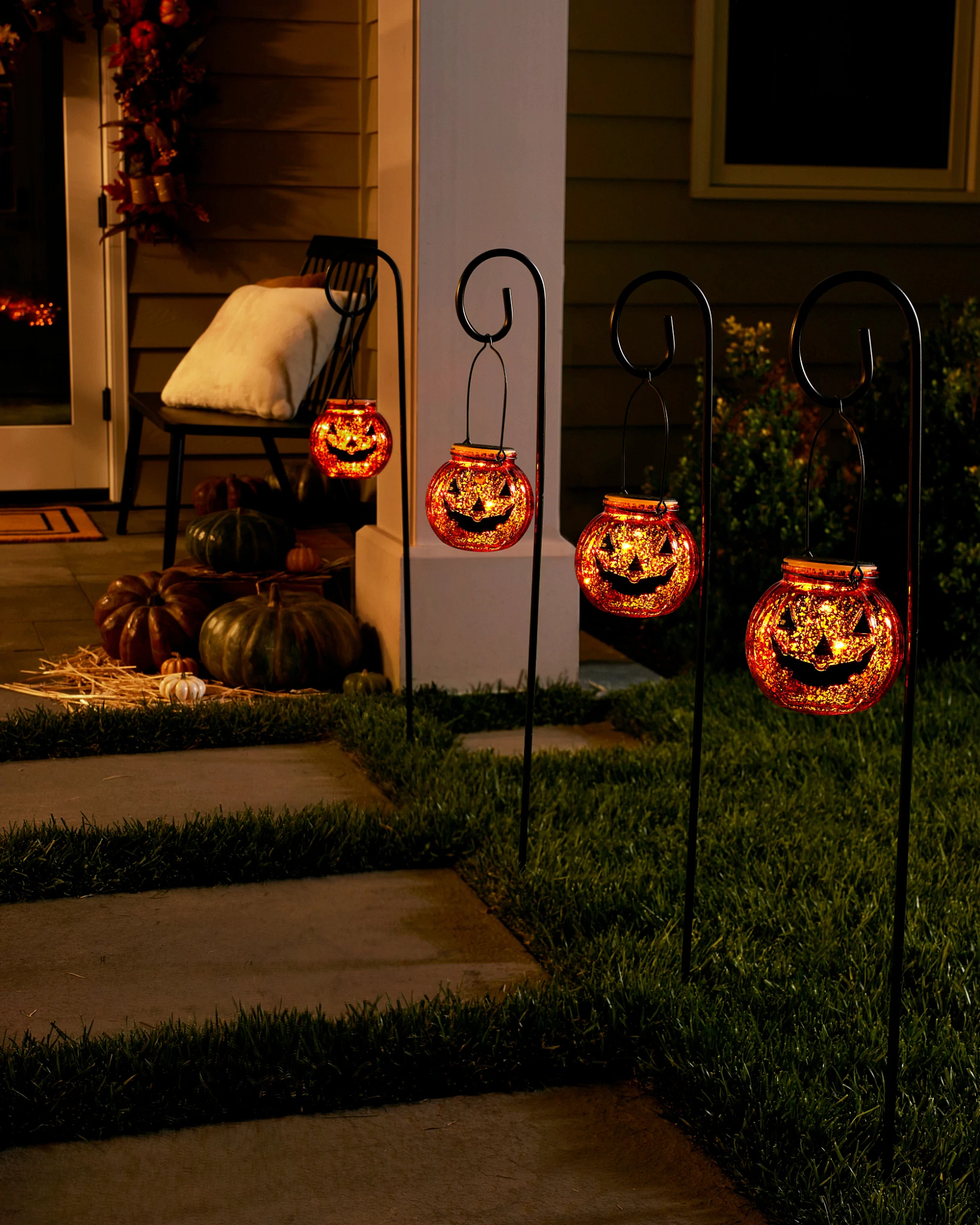 Solar halloween hot sale lights