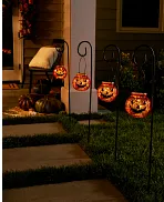 Solar powered discount halloween pathway lights