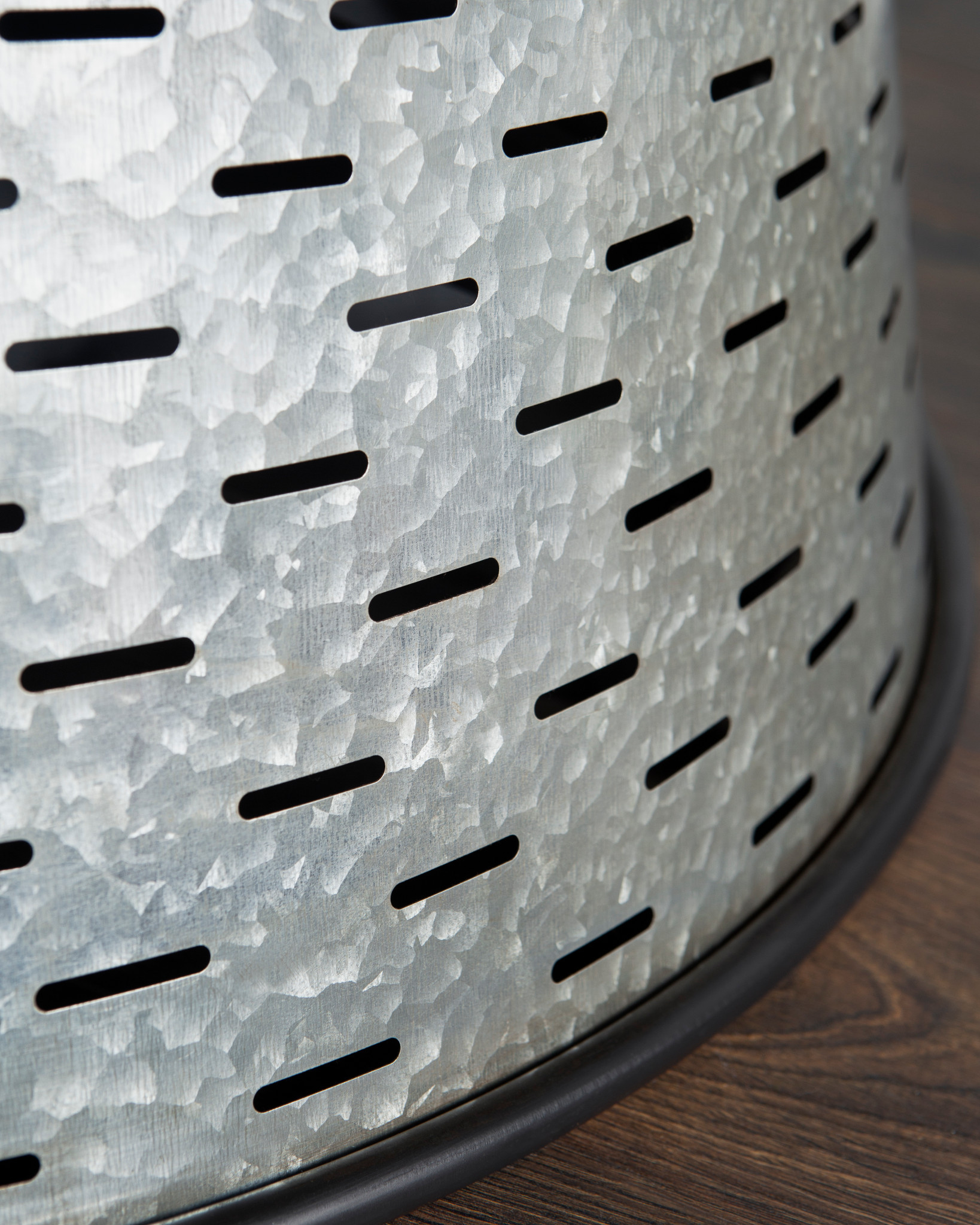 Iron Olive Bucket Christmas Tree Collar Balsam Hill