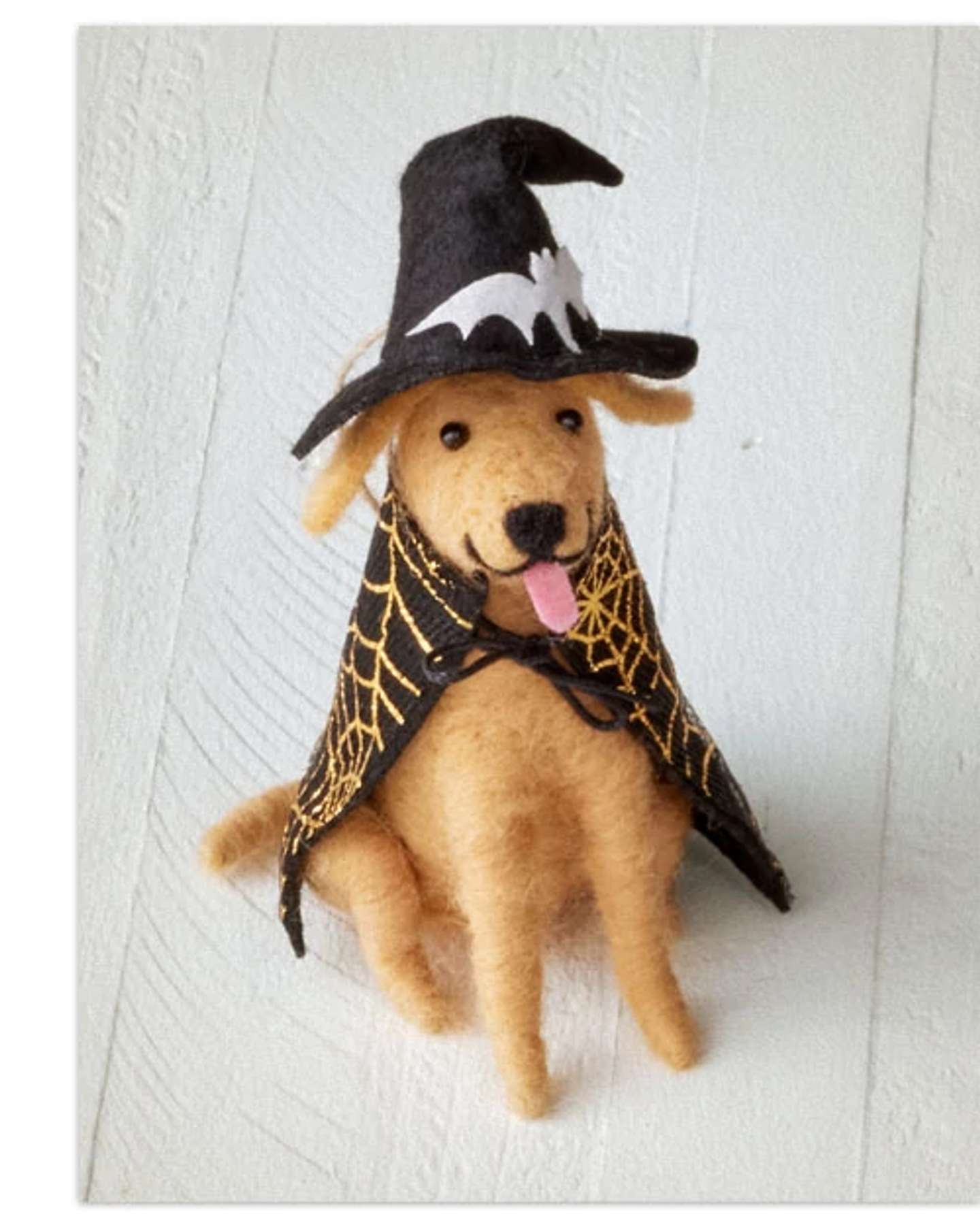 Balsam Hill Howl-O-Ween Felt Christmas Ornament Set Product Display