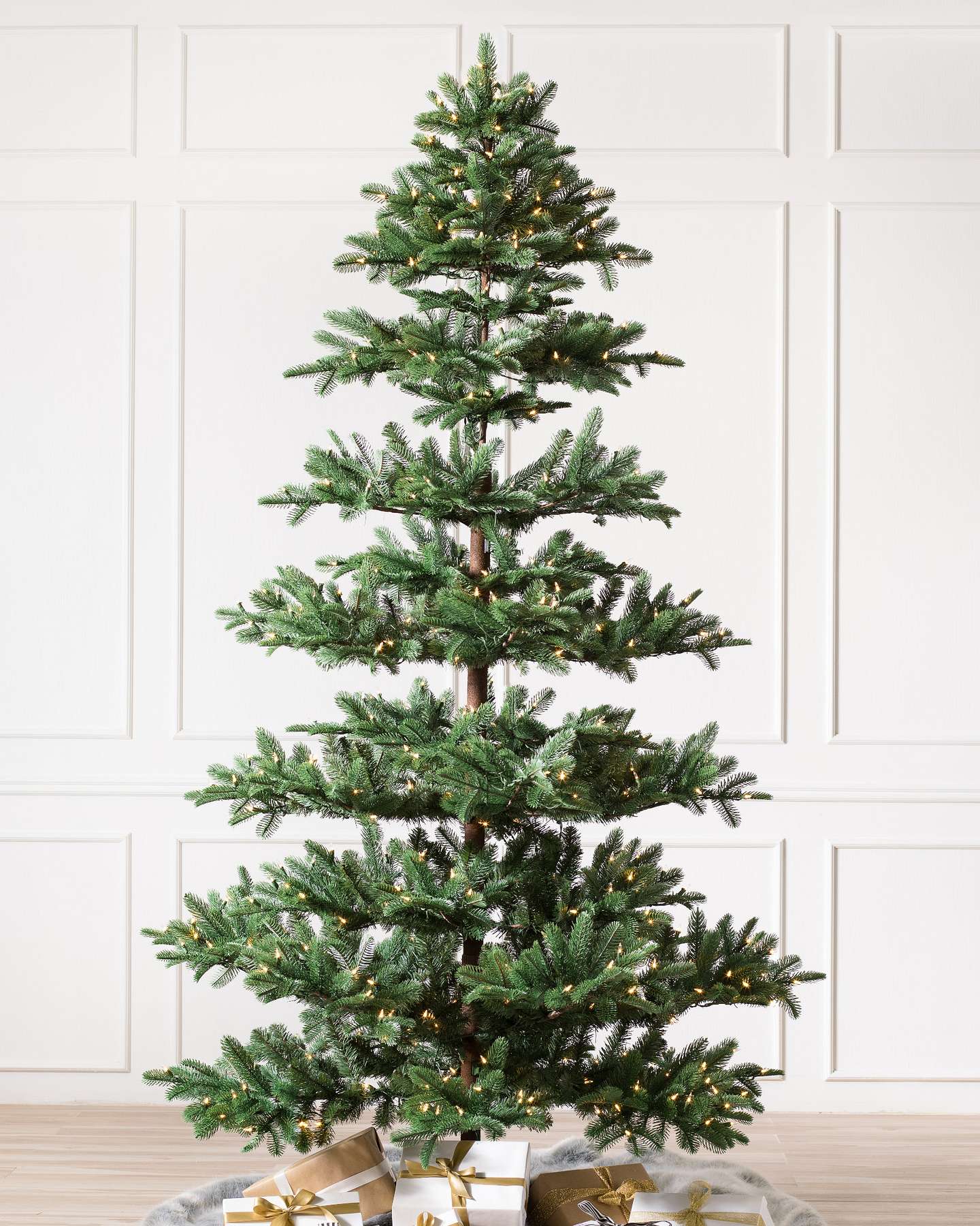 Balsam Hill Mountain Fir Tree LED Clear Lights Showcase