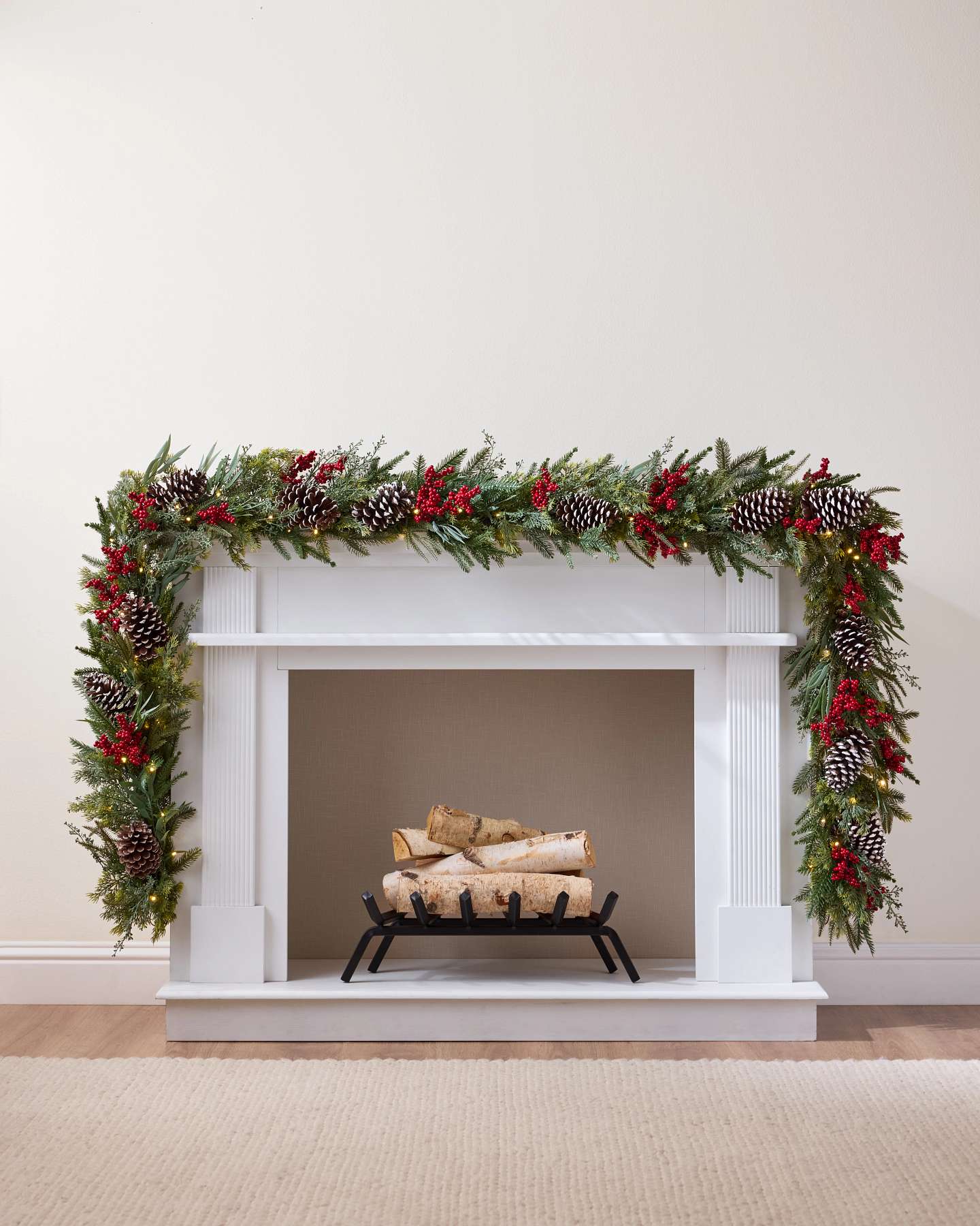10' Winter Hearthside Garland