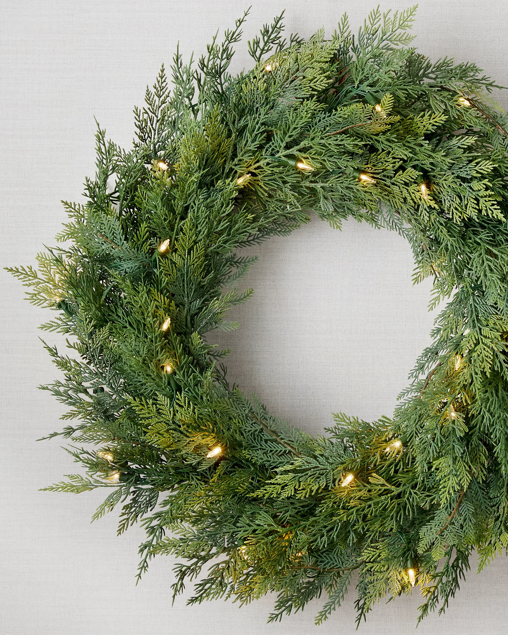 Outdoor Cedar Woods Wreath