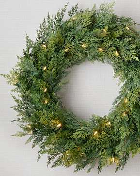 Outdoor Cedar Woods Wreath Outdoor Cedar Woods Wreath